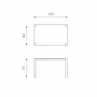 Extendable dining table in Fedro oak wood, made in Italy Viadurini