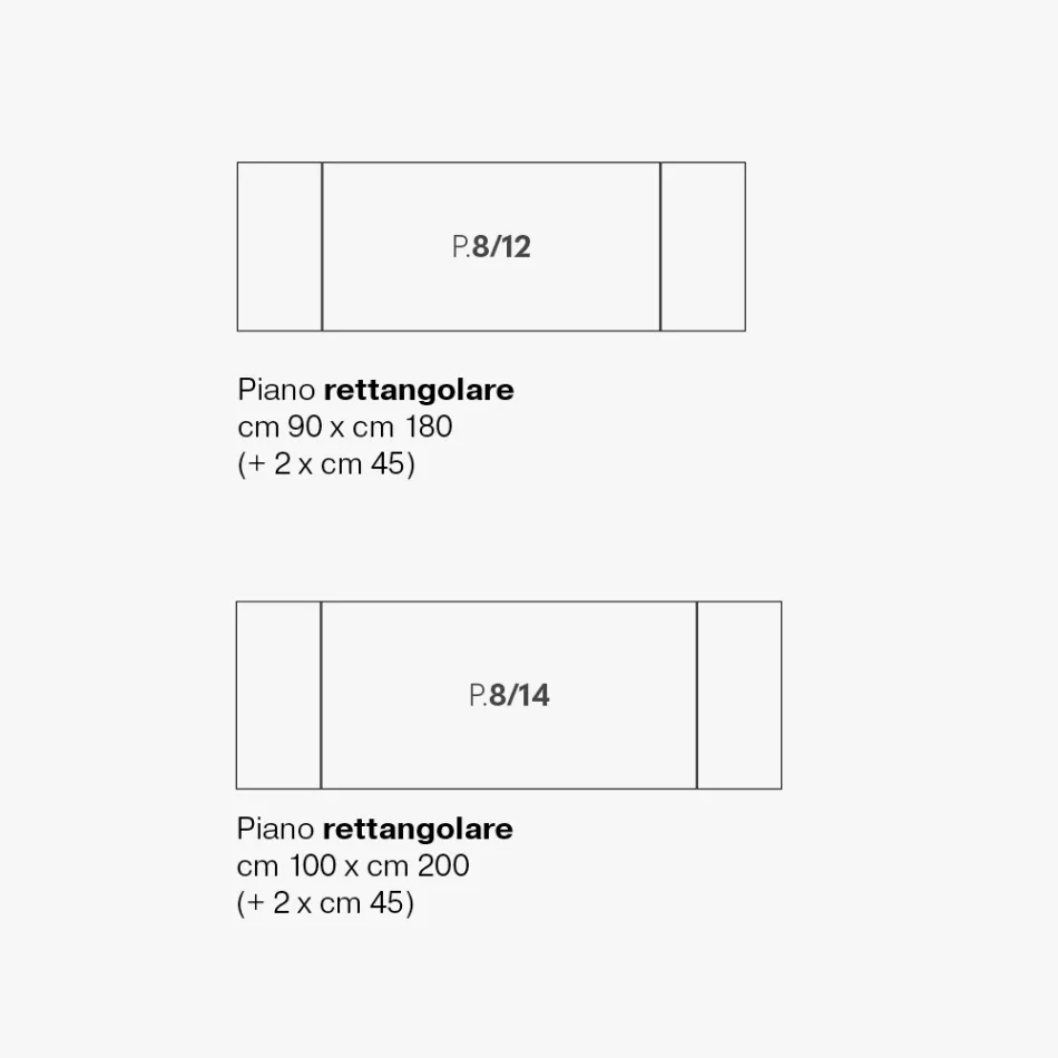 Extendable Dining Table in Metal and Glass Ceramic Made in Italy - Circe Viadurini