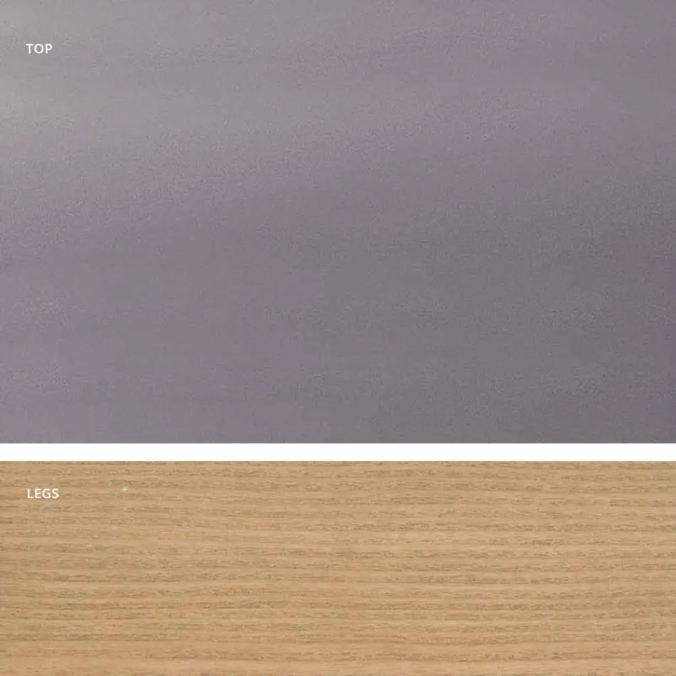 Dimitri extensible smoked glass dining table made in Italy Viadurini