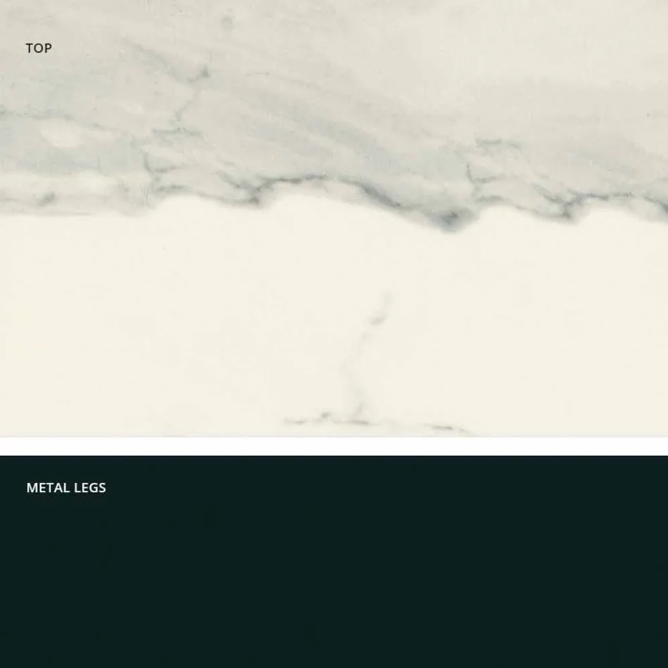 Extendable ceramic glass dining table made in Italy, Wilmer Viadurini