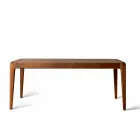Dining table extendable natural walnut wood modern design Sanni Viadurini