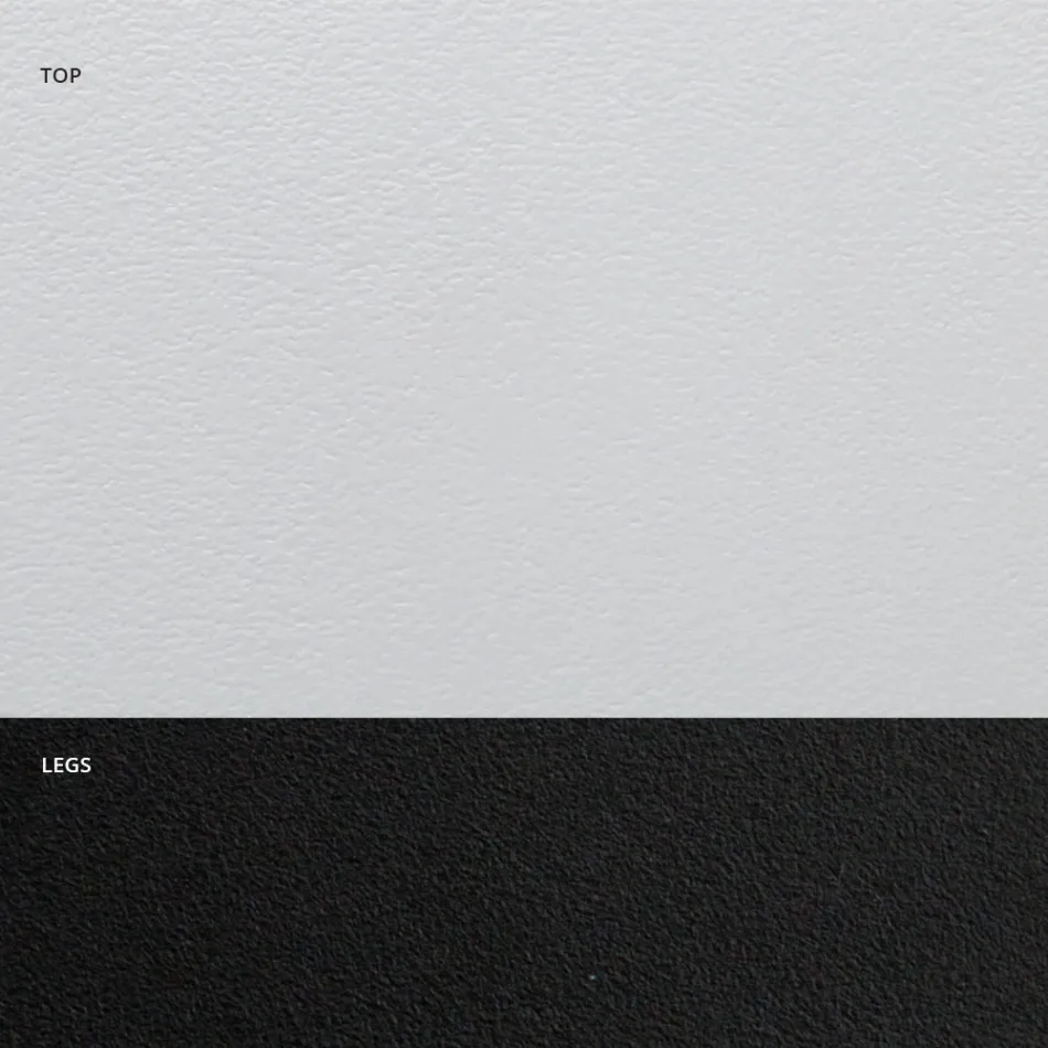 Dining Table with Barrel Top in HPL Laminate Made in Italy - Grotta Viadurini