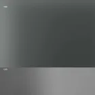 Dining Table with Smoked Glass Top and Metal Base 4 Dimensions - Speck Viadurini