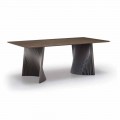 High Quality Dining Table in Gres and Ash Made in Italy - Charol