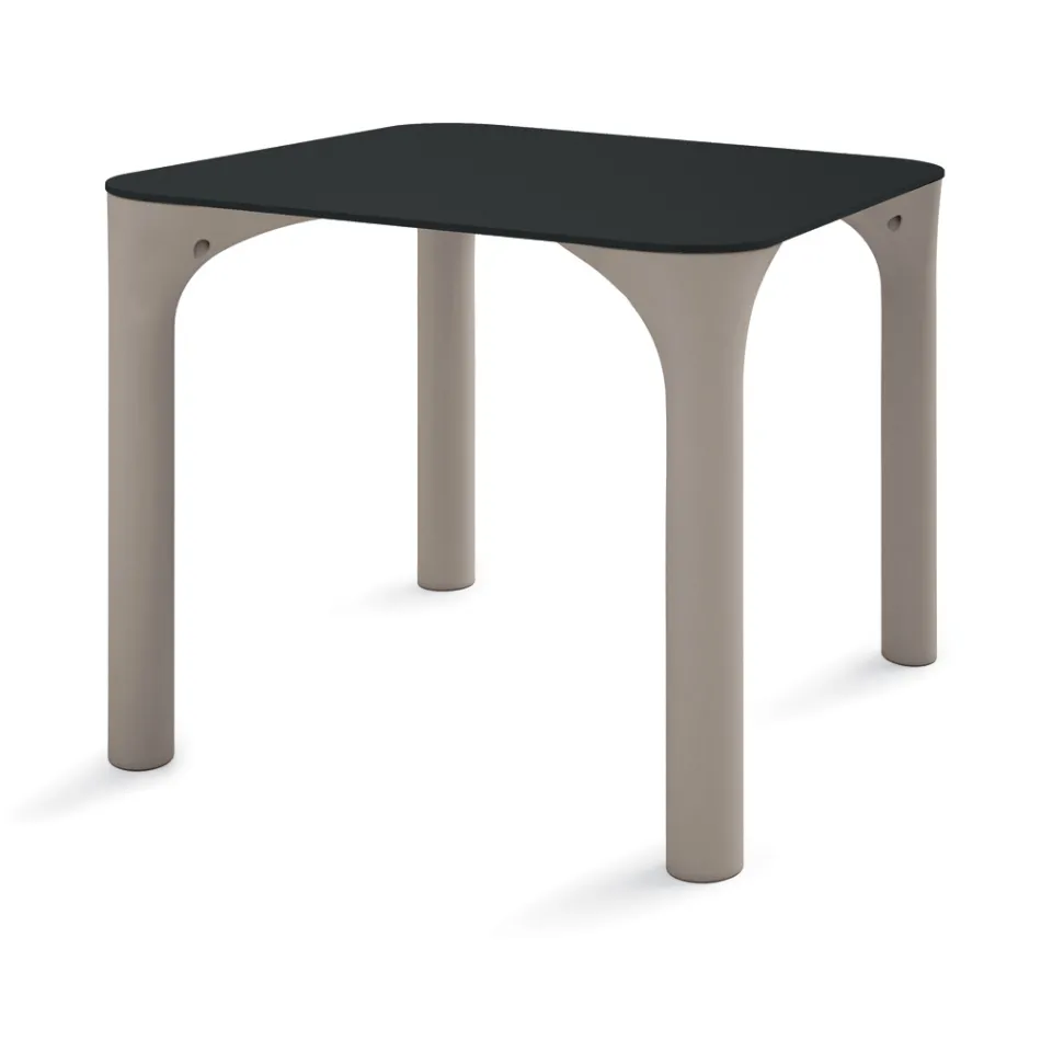 Hpl Dining Table with Polyethylene Legs Made in Italy - Glen Viadurini