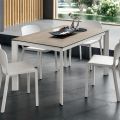 Laminam Dining Table with Aluminium Structure Made in Italy - Bavaria