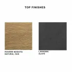 Dining Table in HPL Laminate and Fine Made in Italy Steel - Settimmio Viadurini