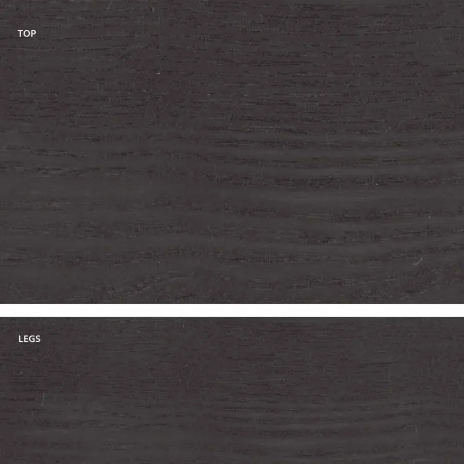 Mdf design wooden dining table made in Italy, Egisto Viadurini