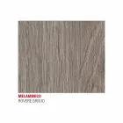 Dining Table in Melamine and Painted Metal Made in Italy - Remigio Viadurini