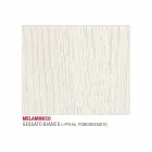 Dining Table in Melamine and Painted Metal Made in Italy - Remigio Viadurini