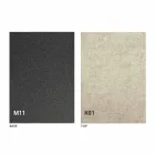 Metal Dining Table and Ceramic Top Made in Italy Design - Anaconda Viadurini