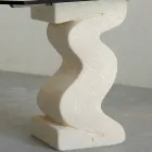 Contemporary Anteros contemporary stone and crystal dining table Viadurini