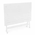 Outdoor Dining Table in Aluminium with Folding Structure - Hunt Viadurini