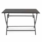 Outdoor Dining Table in Aluminium with Folding Structure - Hunt Viadurini