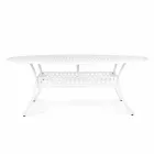 Outdoor Dining Table in White or Anthracite Painted Aluminium - Quick Viadurini