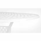 Outdoor Dining Table in White or Anthracite Painted Aluminium - Quick Viadurini