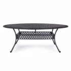 Outdoor Dining Table in White or Anthracite Painted Aluminium - Quick Viadurini