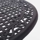 Outdoor Dining Table in White or Anthracite Painted Aluminium - Quick Viadurini