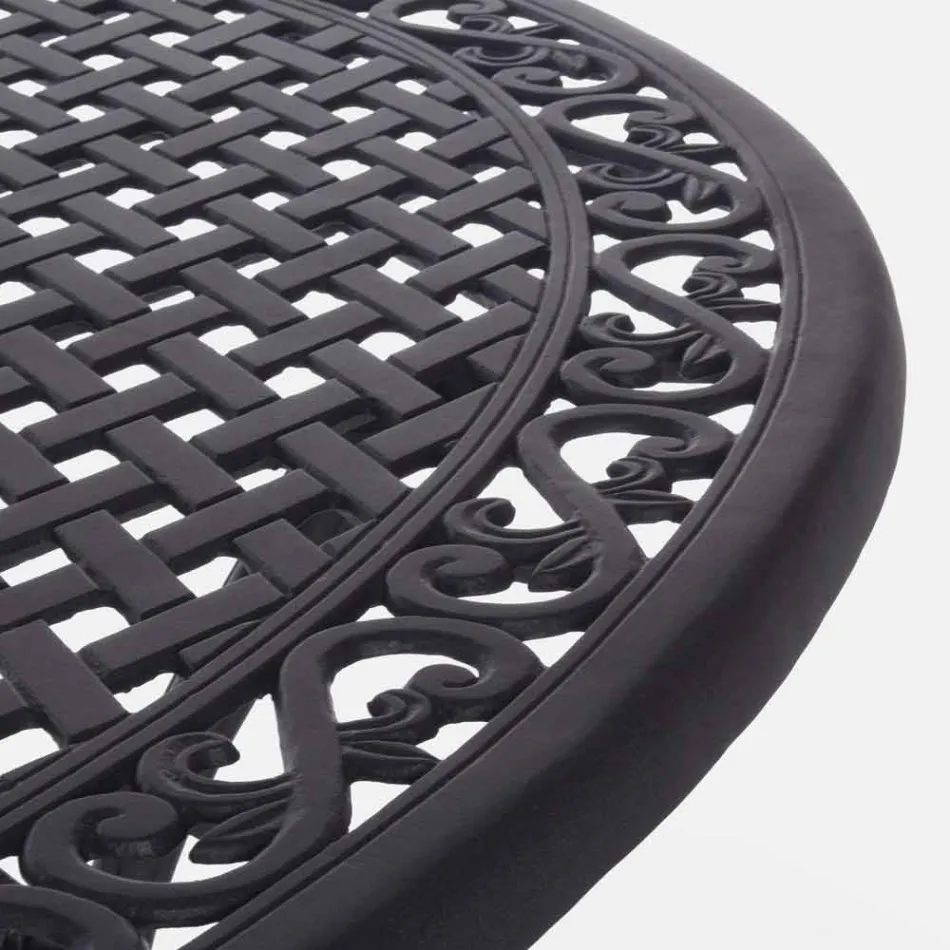 Outdoor Dining Table in White or Anthracite Painted Aluminium - Quick Viadurini