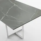 Rectangular Dining Table in Porcelain Stoneware Made in Italy - Emilio Viadurini