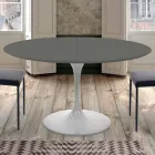 Round Extendable Dining Table up to 170 cm Made in Italy - Dollars Viadurini