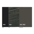 Round Extendable Dining Table in Laminam Ceramic Made in Italy - Lupetto Viadurini