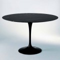 Round Dining Table in Marble and Painted Aluminium Made in Italy - Superb
