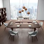 Modern meeting table by Andrea Stramigioli - Butterfly Viadurini