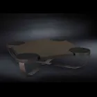 designer coffee table in dark oak Drummond Viadurini