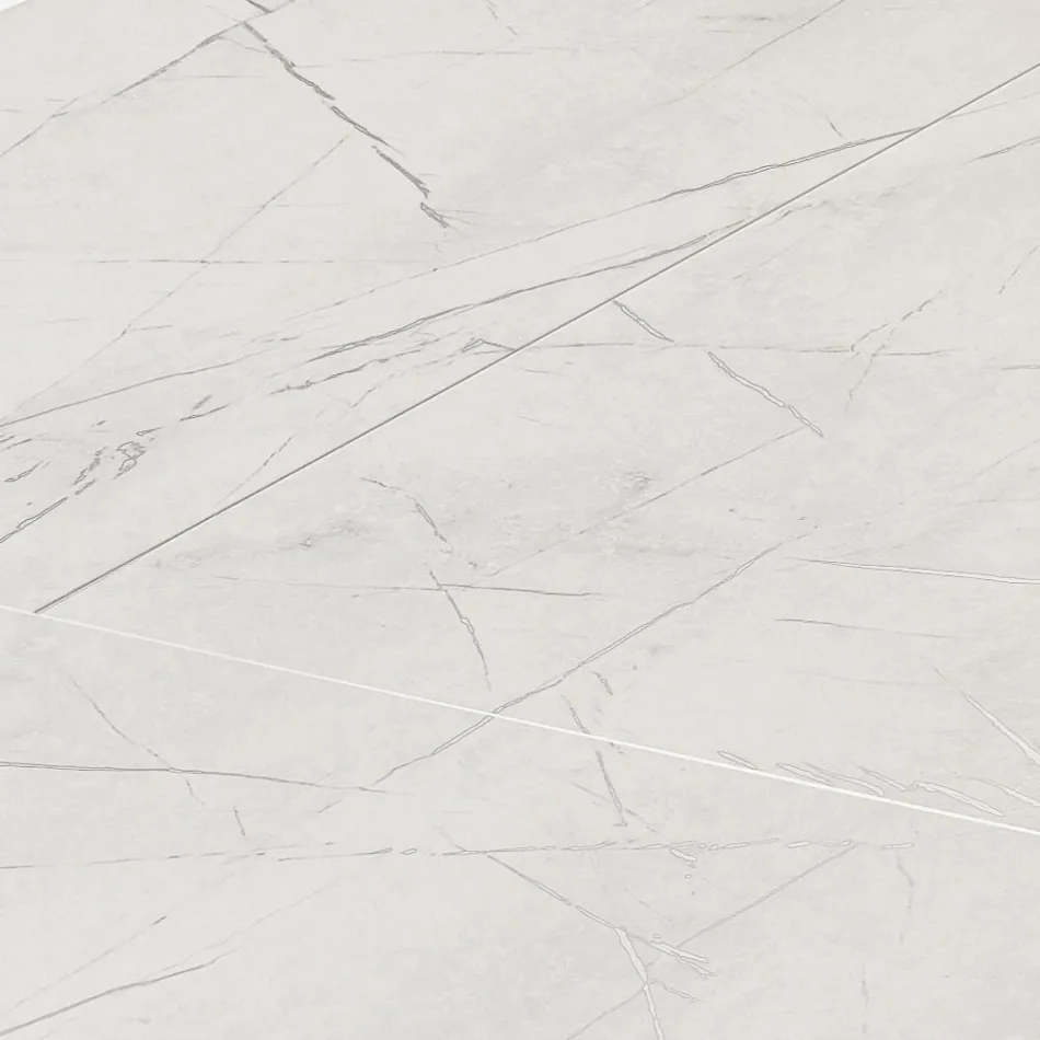 Extendable Lounge Table 260 or 300 cm in Metal and HPL - Borgo Viadurini