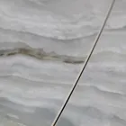 Extendable Lounge Table with Barrel-Shaped Top in Ceramic Made in Italy - Glasses Viadurini