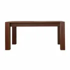 Extendable design table up to 260cm in Jacob oak Viadurini