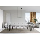 Design Table with Wooden Top Extendable up to 440 cm Made in Italy - Foxy Viadurini