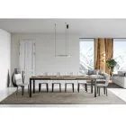 Design Table with Wooden Top Extendable up to 440 cm Made in Italy - Foxy Viadurini