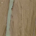 Modern design table with wooden top and metal base, Esperia Viadurini