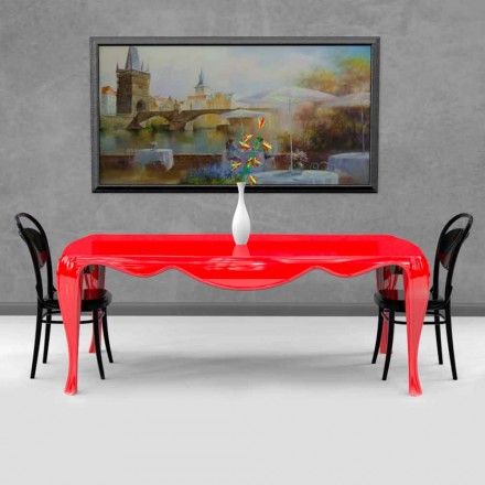 Miazzina table of modern design produced in Italy Viadurini