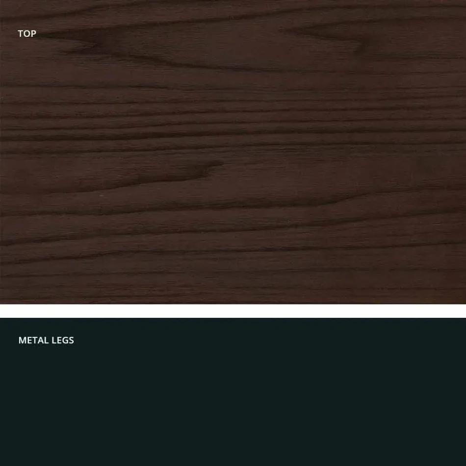 Modern extensible table made of made in Italy melamine wood, Wilmer Viadurini