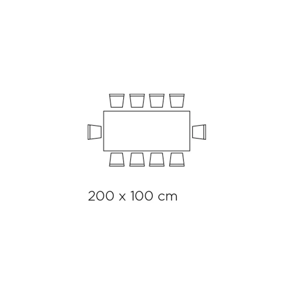 Fixed Table with Irregular Debarked Edge Made in Italy - Glasses Viadurini