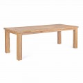 Garden Table in Design Teak Wood, 8 Homemotion Seats - Hunter