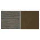 Fixed Lounge Table in Solid Wood with Central Pedestal - Luuk Viadurini