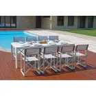 Garden Table Extendable to 240 cm with Aluminium Structure - Geoffroy Viadurini