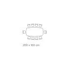 Ceramic Table and Base Graphite Finish Made in Italy - Trousers Viadurini