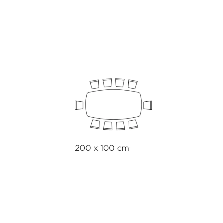 Ceramic Table and Base Graphite Finish Made in Italy - Trousers Viadurini