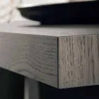 Modern knotted oak table made in Italy Zerba Viadurini