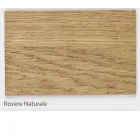 Knotted Oak Table with Metal Base Made in Italy - Sebastiano Viadurini