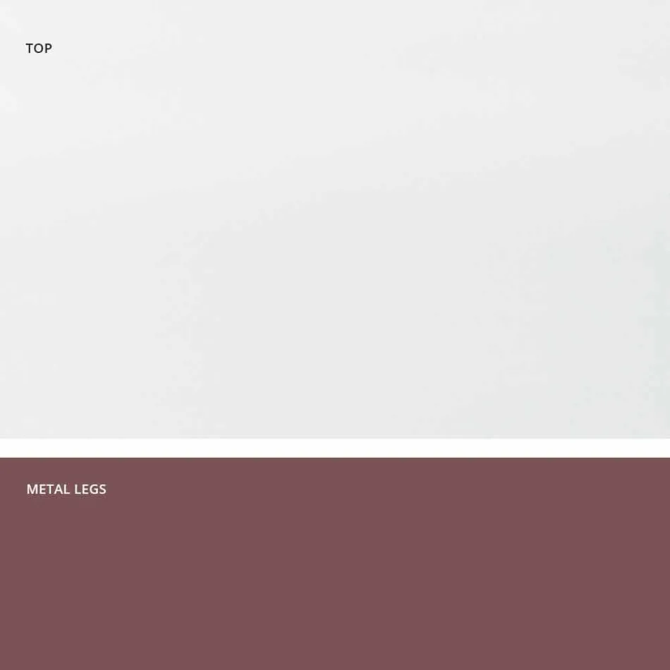 Modern design tempered glass table made in Italy, Mitia Viadurini