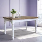 Extendable Living Table in Nordic Fir Made in Italy - Benidorm Viadurini