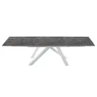 Modern Extendable Table up to 278 cm in Ceramic Made in Italy - Settimmio Viadurini
