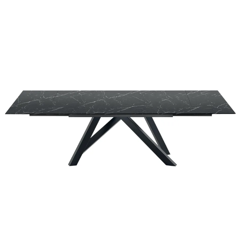 Modern Extendable Table up to 278 cm in Ceramic Made in Italy - Settimmio Viadurini