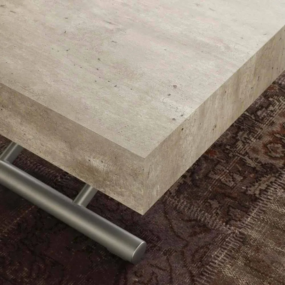 Extendable table or coffee table with Palau melamine top Viadurini